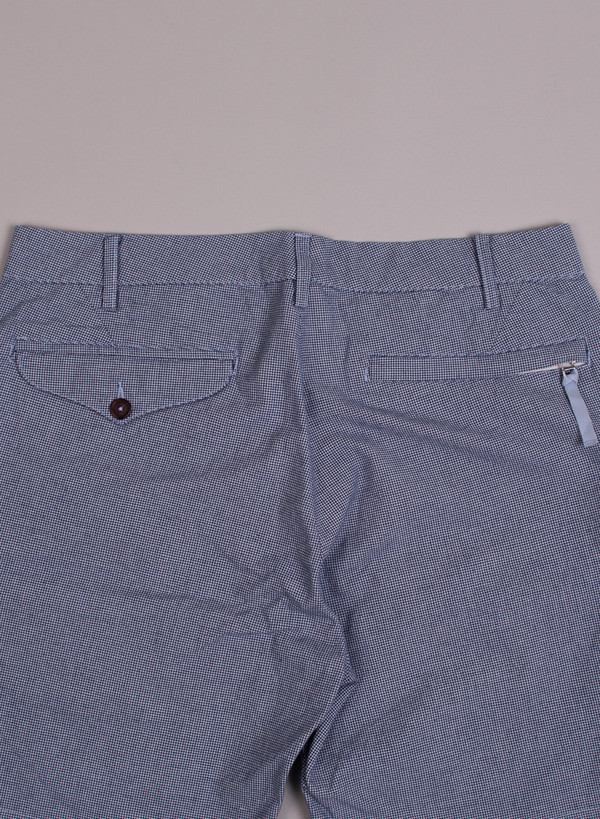 Men's Universal Works Bill Short Dogtooth Indigo Men's Universal Works Bill Short Dogtooth Indigo