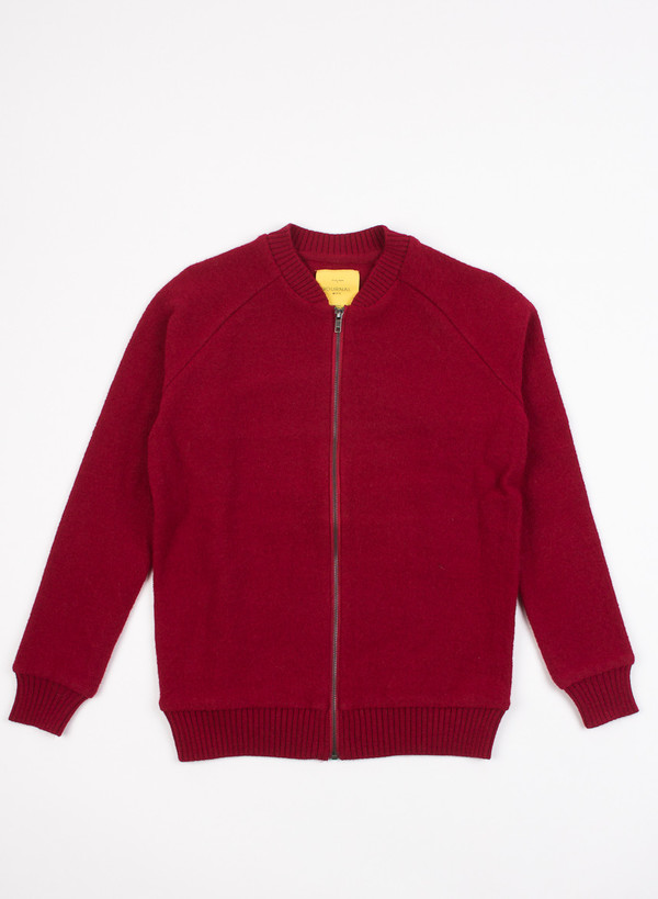 Men's Journal Boiled Cardigan Knit Biking Red Men's Journal Boiled Cardigan Knit Biking Red