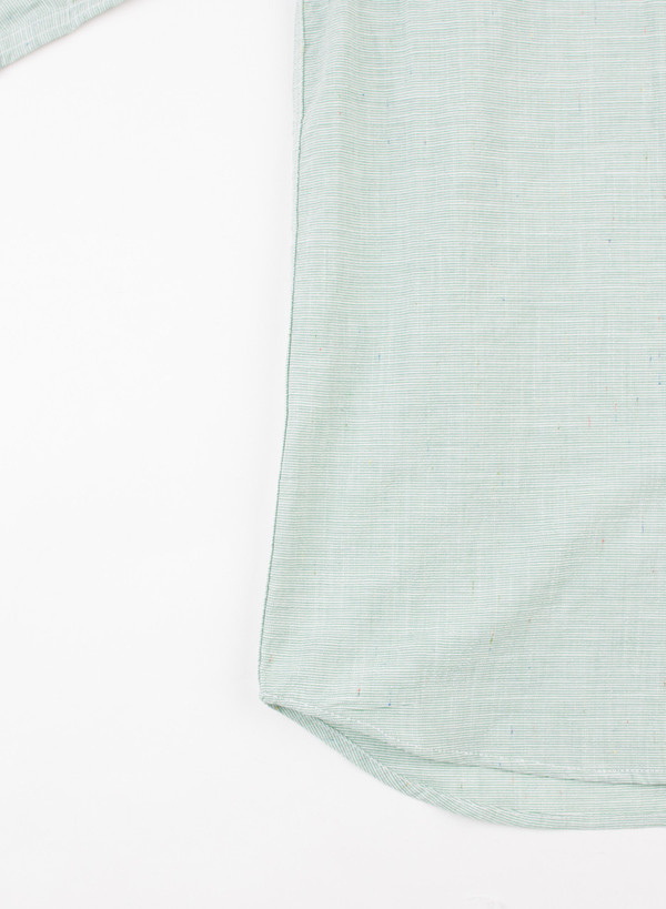 Men's Bleu De Paname Chemise Bureau Twill Stripe Chlorophyl Men's Bleu De Paname Chemise Bureau Twill Stripe Chlorophyl