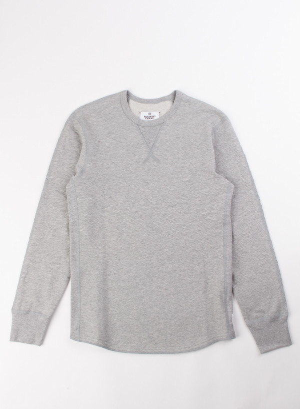 Men's Reigning Champ Hybrid Thermal Crewneck H Grey Men's Reigning Champ Hybrid Thermal Crewneck H Grey