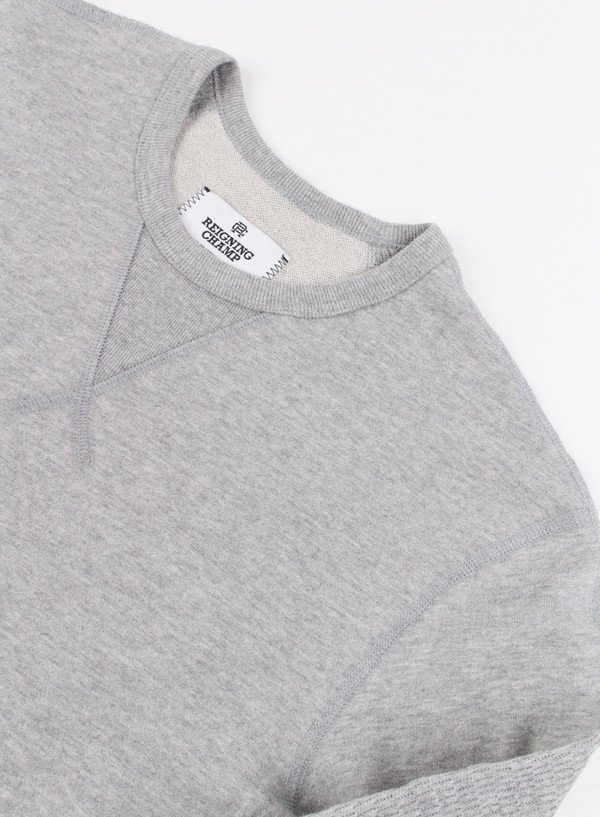 Men's Reigning Champ Hybrid Thermal Crewneck H Grey Men's Reigning Champ Hybrid Thermal Crewneck H Grey