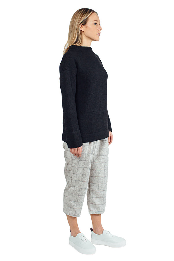 Mock Pullover Black Mock Pullover Black
