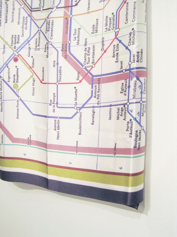 Anu Raina Paris metro scarf Anu Raina Paris metro scarf