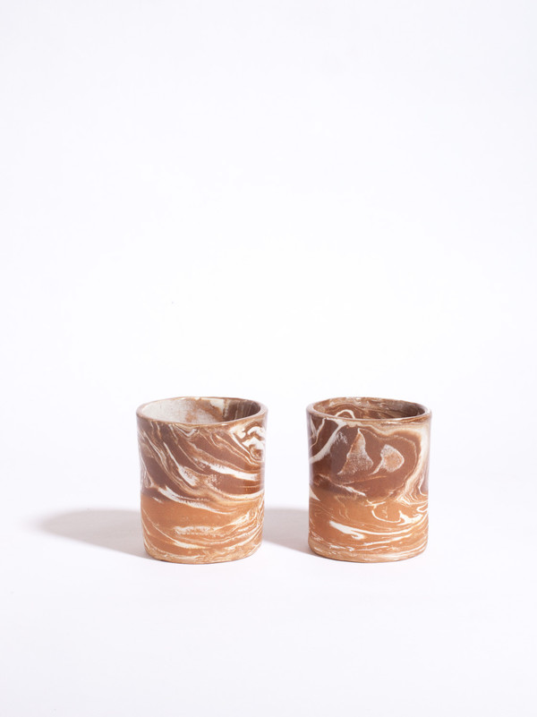 The Pursuits of Happiness Marbled Cup Set The Pursuits of Happiness Marbled Cup Set