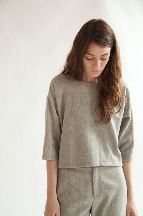 Kordal August Top - Light Grey Kordal August Top - Light Grey