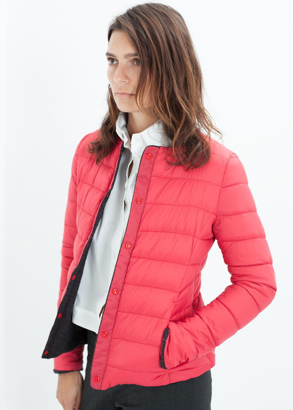 Lardini Camelia Reversible Jacket in Black/Red Lardini Camelia Reversible Jacket in Black/Red