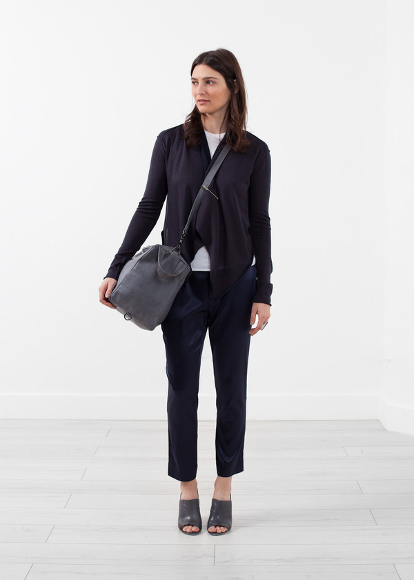 Lars Andersson Draped Neck Cardigan Lars Andersson Draped Neck Cardigan