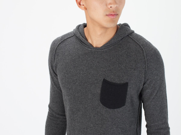 Men's Avant Toi Hooded Knit Sweatshirt Men's Avant Toi Hooded Knit Sweatshirt
