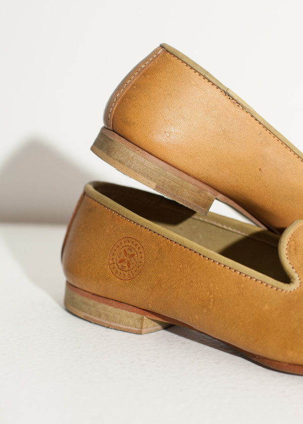 Verba Leather Loafer in Lime Verba Leather Loafer in Lime