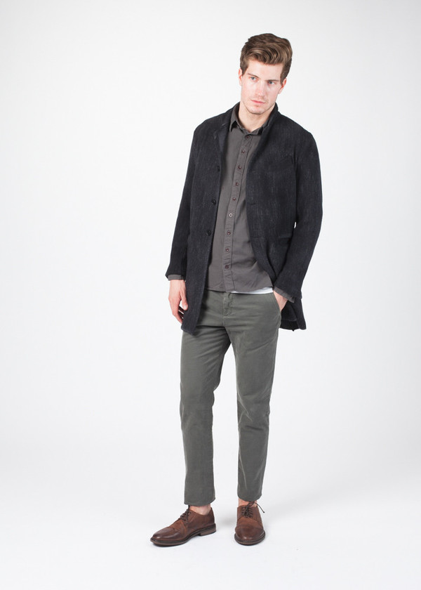 Men's Avant Toi Painted Knit Coat Men's Avant Toi Painted Knit Coat