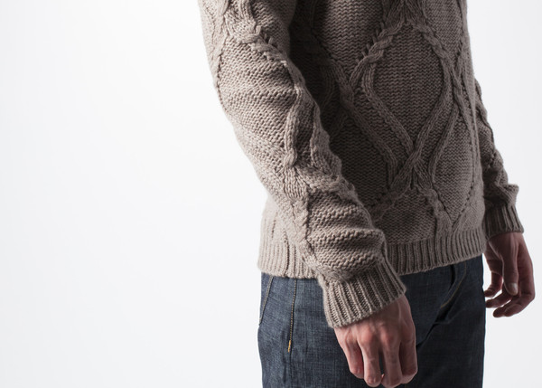 Men's Avant Toi Pattern Knit Pullover Men's Avant Toi Pattern Knit Pullover
