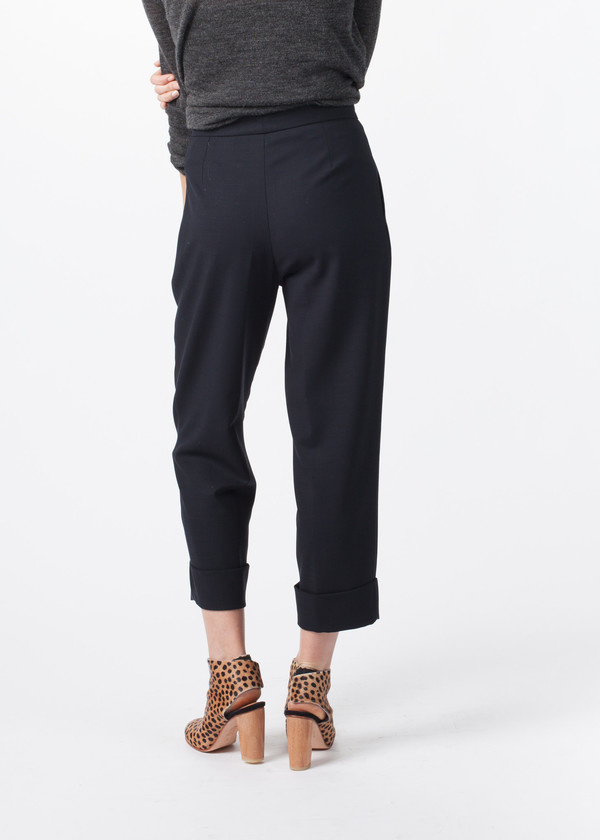 Amelia Toro Pleated Cuff Trouser Amelia Toro Pleated Cuff Trouser