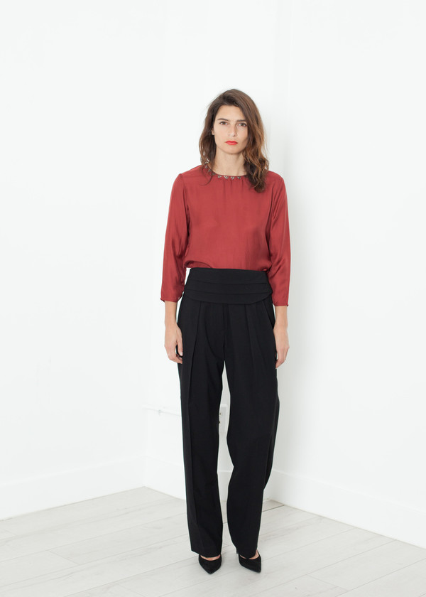 Ter et Bantine Pleated Waistband Trouser Ter et Bantine Pleated Waistband Trouser