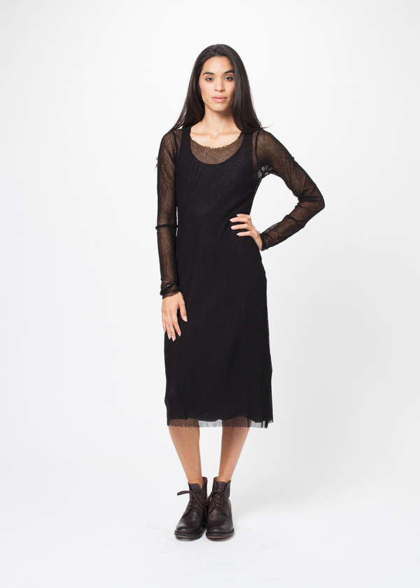 Rundholz Raw Edge Mesh Dress Rundholz Raw Edge Mesh Dress