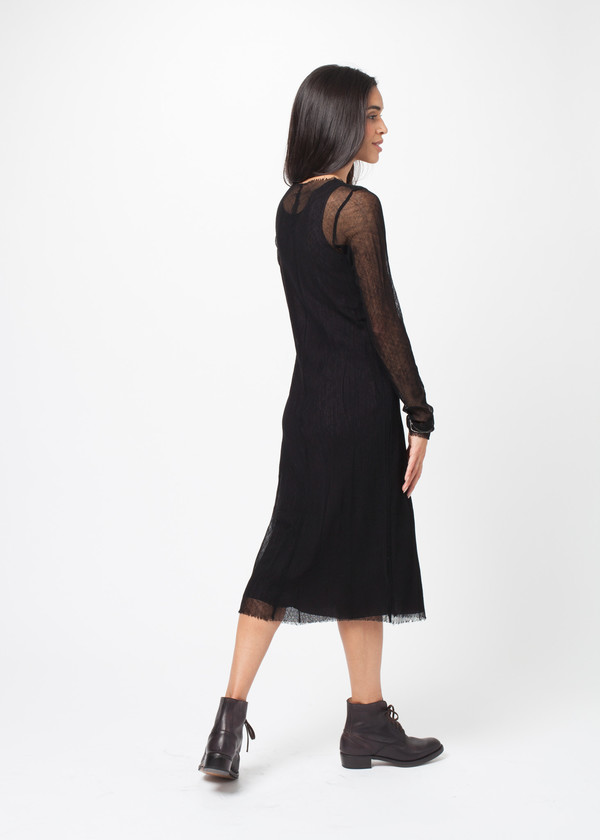 Rundholz Raw Edge Mesh Dress Rundholz Raw Edge Mesh Dress