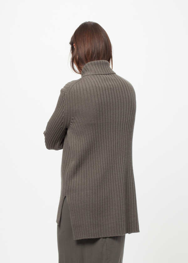 Organic by John Patrick Rib Funnel Neck Sweater Organic by John Patrick Rib Funnel Neck Sweater