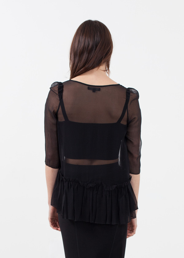 Louiza Babouryan Ruffle Top Louiza Babouryan Ruffle Top