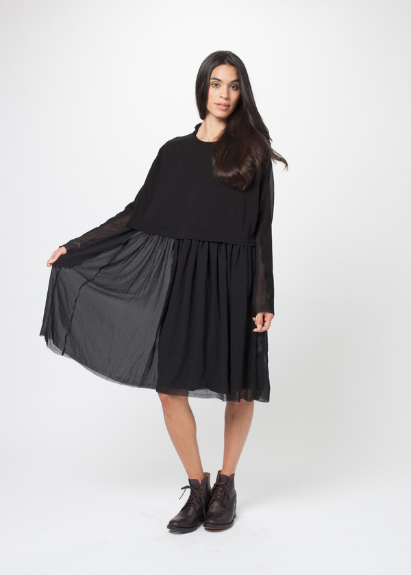 Sheer Pleated Dress Sheer Pleated Dress