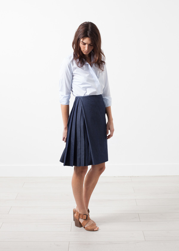 Gianfranco Scotti Side Pleat Skirt Gianfranco Scotti Side Pleat Skirt