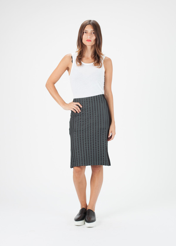 Hache Striped Skirt Hache Striped Skirt