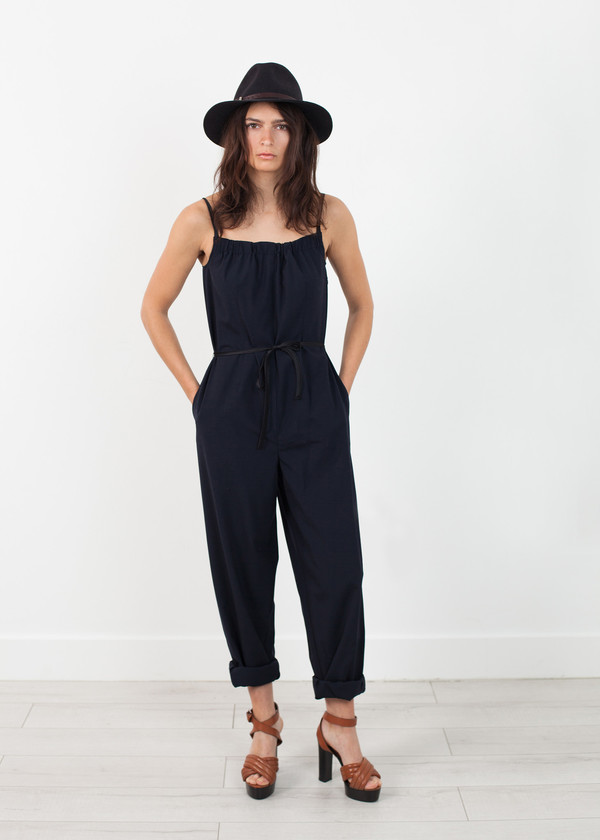 Harvey Faircloth Summer Jumpsuit in Navy Harvey Faircloth Summer Jumpsuit in Navy
