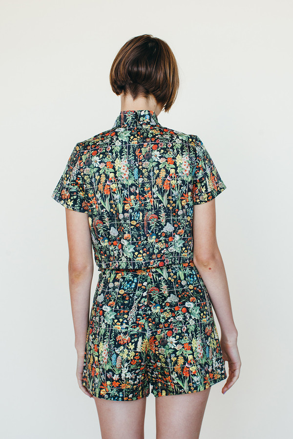 Cadet Shirt - Floral Print Cadet Shirt - Floral Print