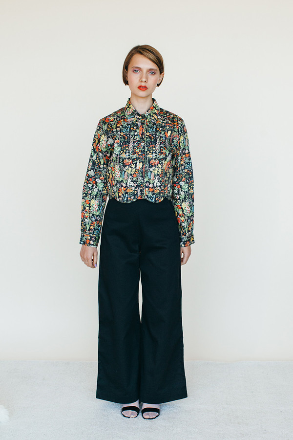 Moon Shirt - Floral Moon Shirt - Floral