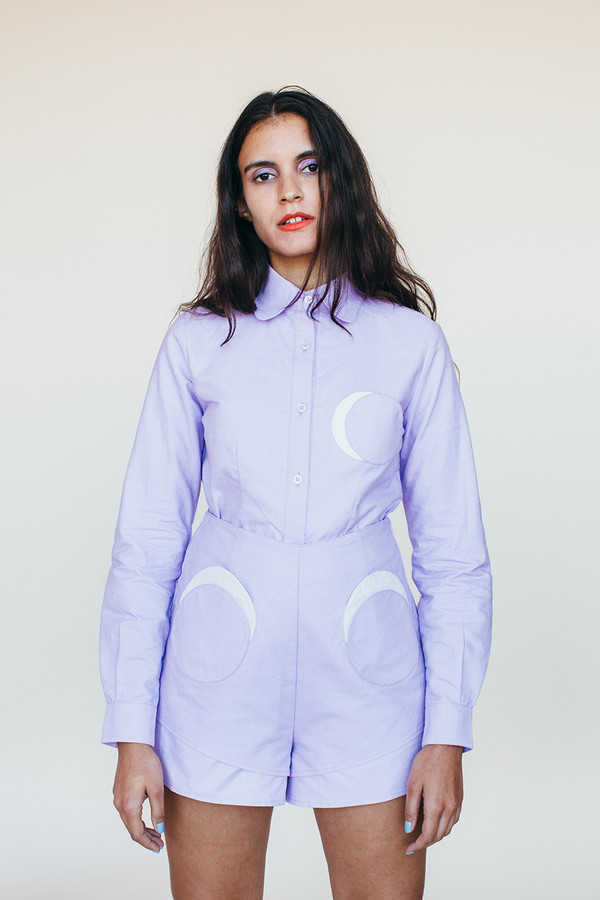 Moon Shorts - Lavender Moon Shorts - Lavender