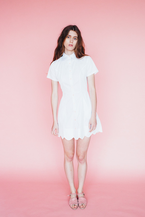 Wave dress - ivory Wave dress - ivory