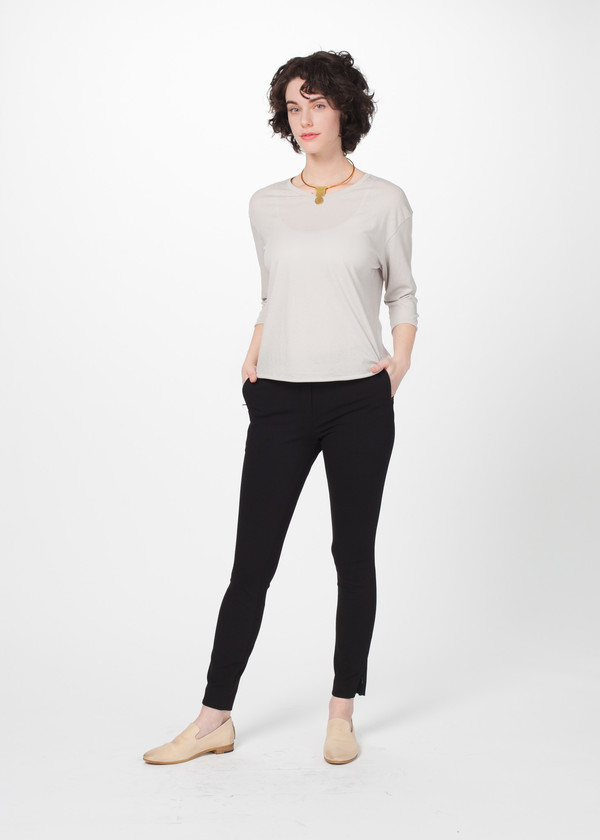 Organic by John Patrick 3/4 Sleeve Crew Neck Tee Organic by John Patrick 3/4 Sleeve Crew Neck Tee