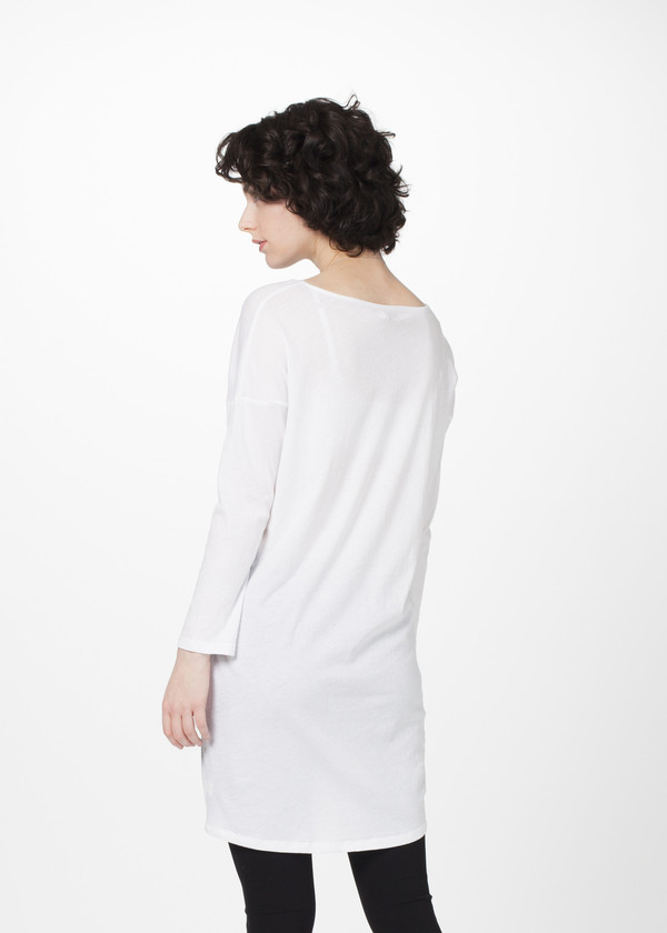 Organic by John Patrick Open Neck Shift Dress Organic by John Patrick Open Neck Shift Dress