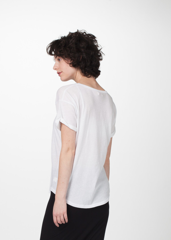Organic by John Patrick Roll Sleeve Tee Organic by John Patrick Roll Sleeve Tee