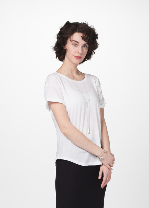 Organic by John Patrick Roll Sleeve Tee Organic by John Patrick Roll Sleeve Tee