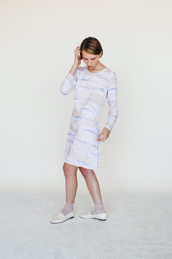 Samantha Pleet Galactic Dress - Landscape Print Samantha Pleet Galactic Dress - Landscape Print