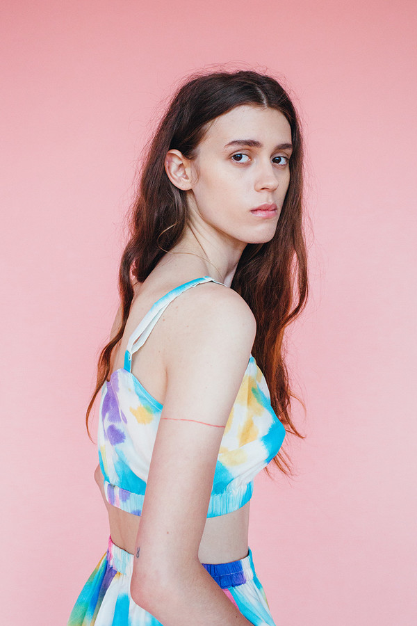 Samantha Pleet Isle tank - hand painted Samantha Pleet Isle tank - hand painted