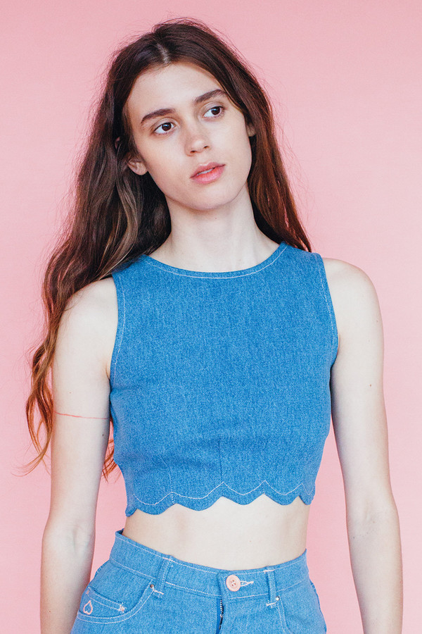 Samantha Pleet Shell tank - ultramarine Samantha Pleet Shell tank - ultramarine