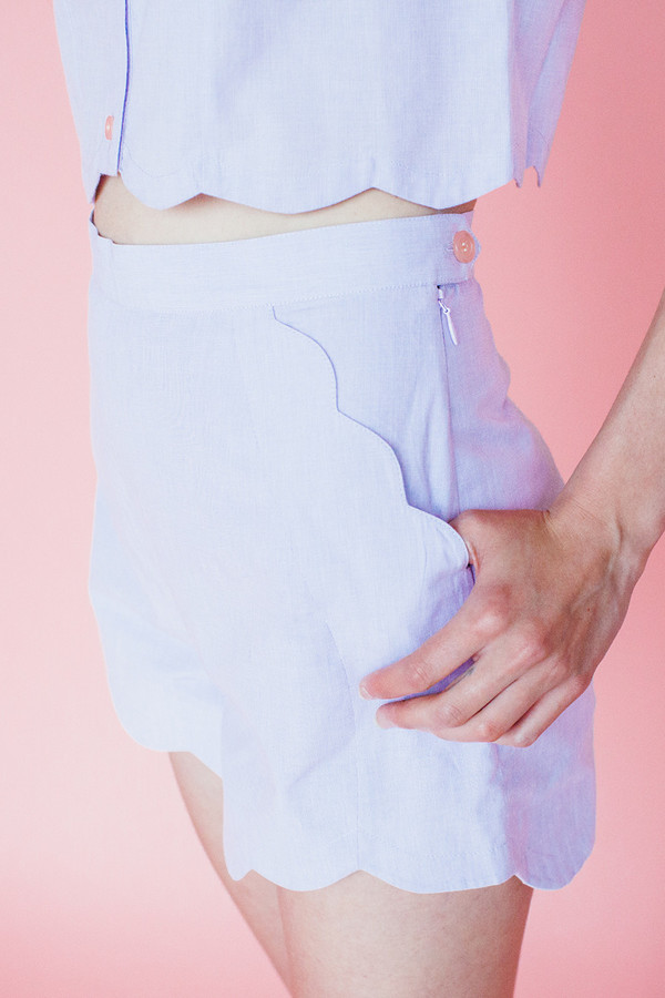Samantha Pleet Wave shorts - canary Samantha Pleet Wave shorts - canary