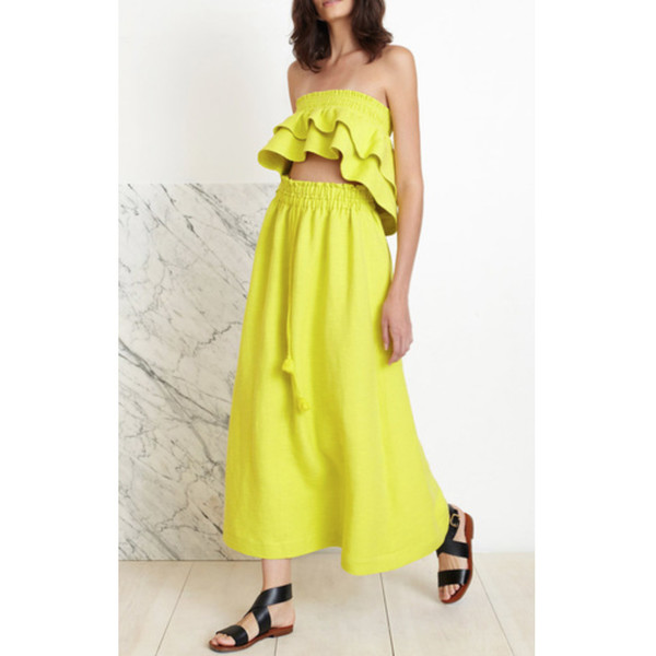 Apiece Apart ELISA SLEEVELESS TOP - CITRON Apiece Apart ELISA SLEEVELESS TOP - CITRON