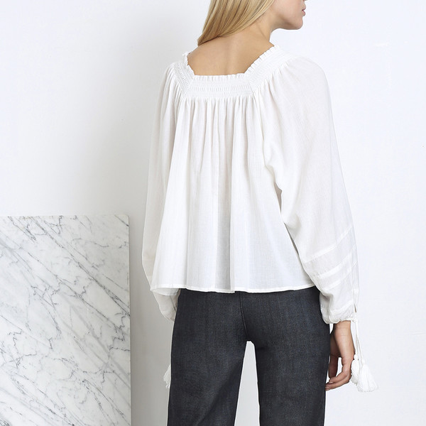 Apiece Apart GLORIETTA SQUARE NECK TOP Apiece Apart GLORIETTA SQUARE NECK TOP