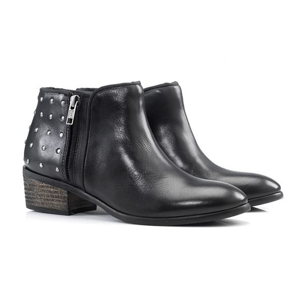 Artemisia Luna Black Leather Ankle Boots Artemisia Luna Black Leather Ankle Boots