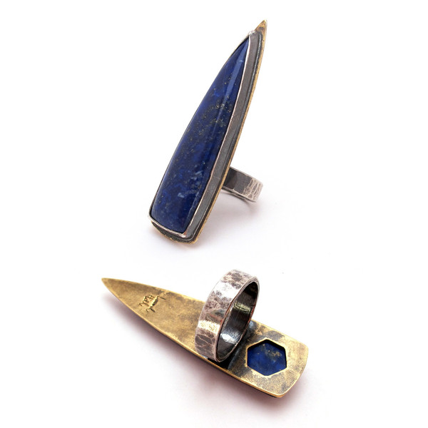 Laurel Hill Lapis Dart Ring Laurel Hill Lapis Dart Ring