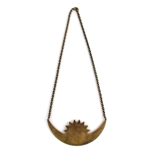 Large Rising Crescent Necklace Large Rising Crescent Necklace