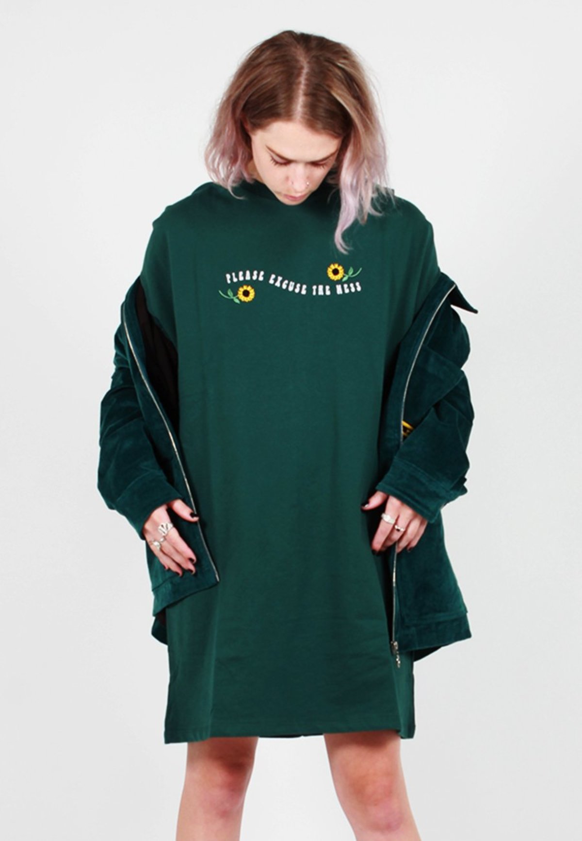 lazy oaf t shirt dress