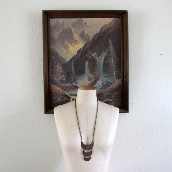Triple Crescent Necklace Triple Crescent Necklace