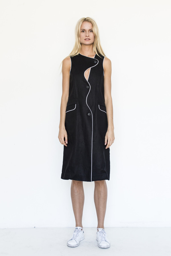 Kahle Curvilinear Vest Dress Kahle Curvilinear Vest Dress