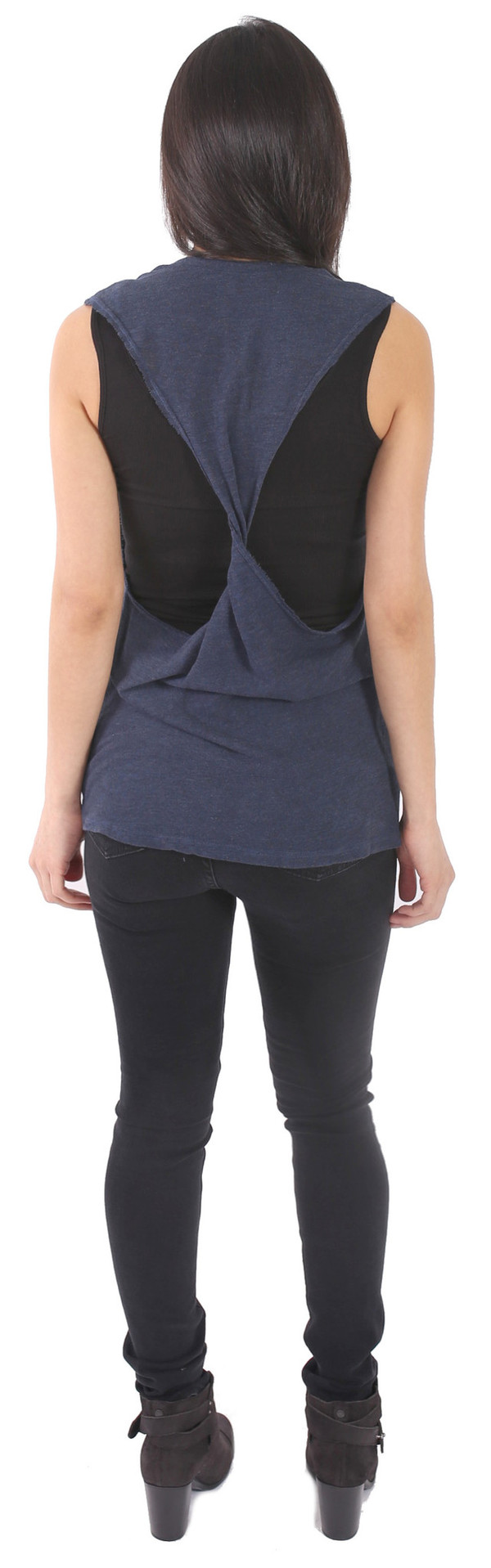 Lanston Twist Back Muscle Tee Lanston Twist Back Muscle Tee
