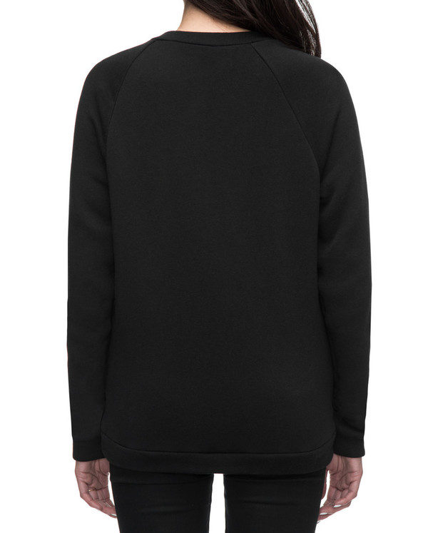Unisex Play the Bones Raglan Crewneck - Black Unisex Play the Bones Raglan Crewneck - Black