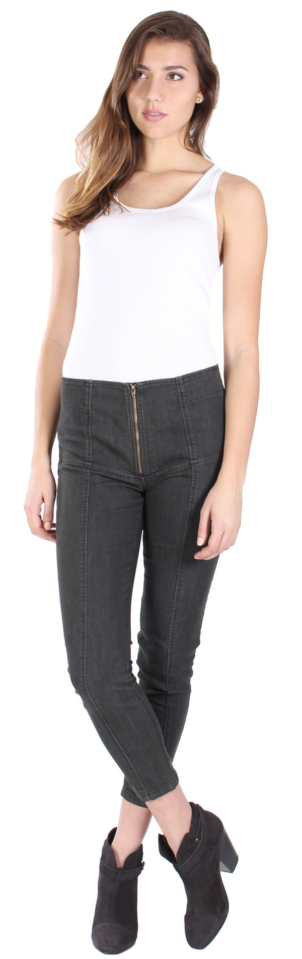 Prairie Underground A/L Denim Girdle in Felt Prairie Underground A/L Denim Girdle in Felt