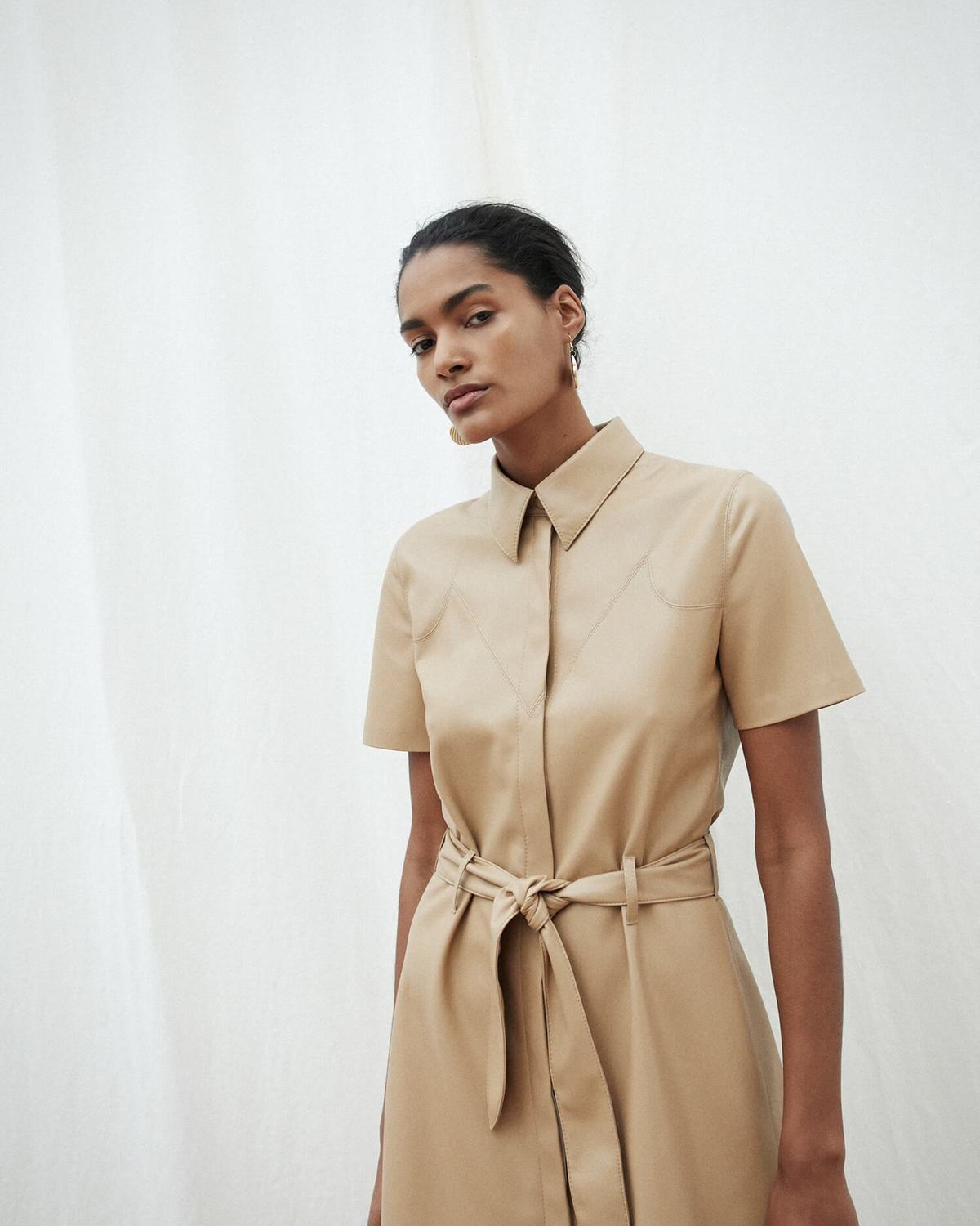 Nanushka Roberta Vegan Leather Western 