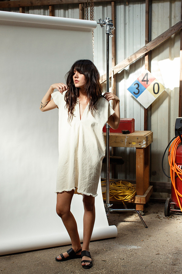 Sale! Everyday Dress, Cropped, Denim in Natural Sale! Everyday Dress, Cropped, Denim in Natural